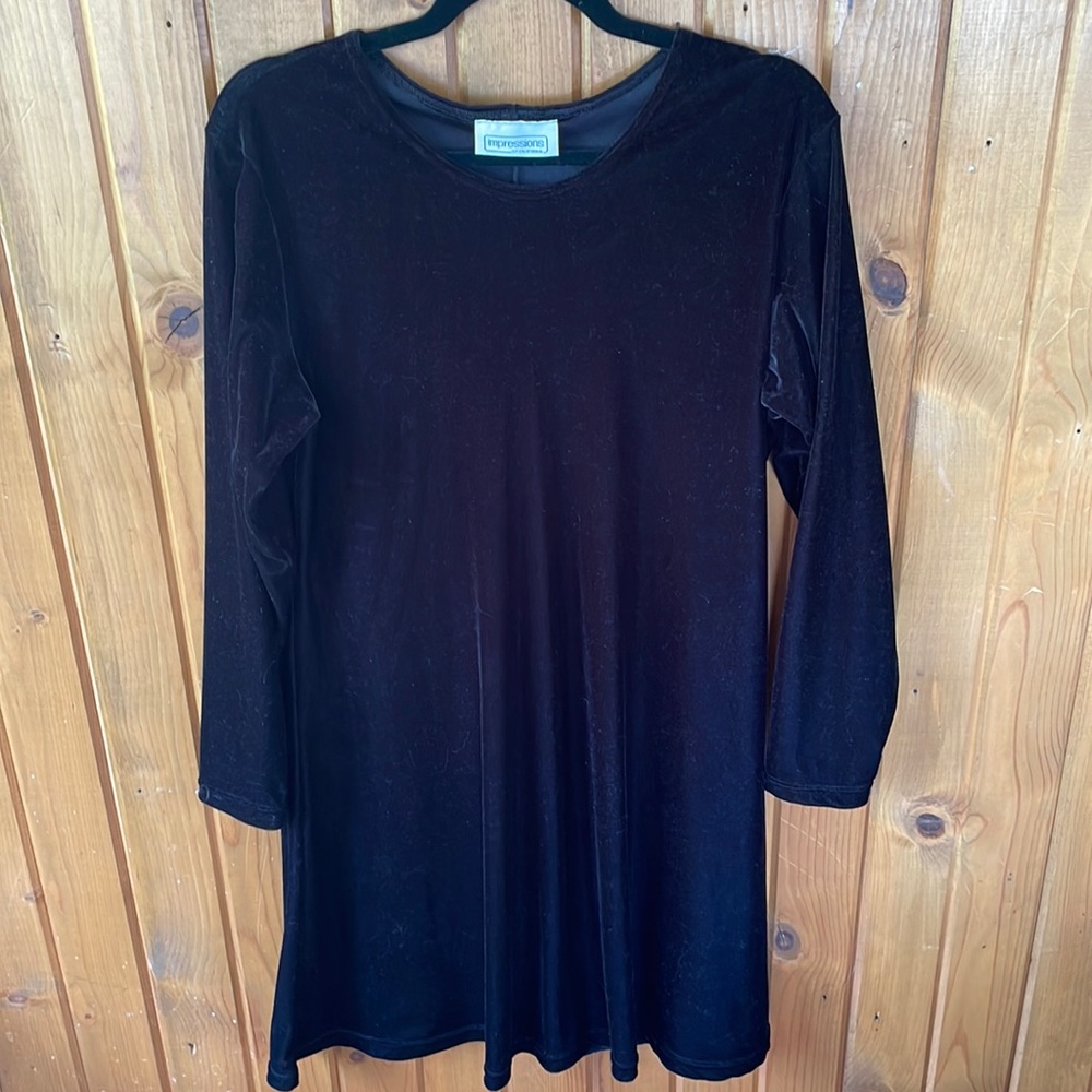 Black Velvet Dress